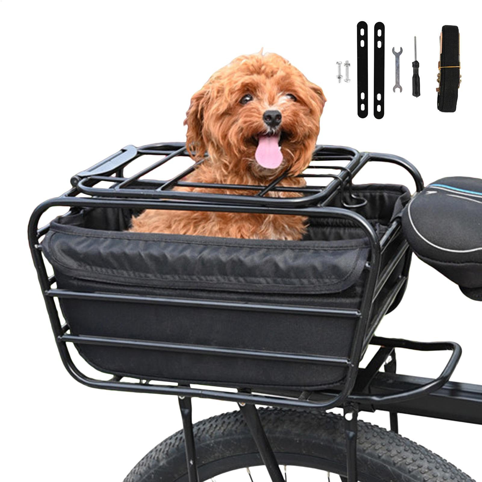 Bike Cargo Rack - Dog Bike Basket For Rear Rack