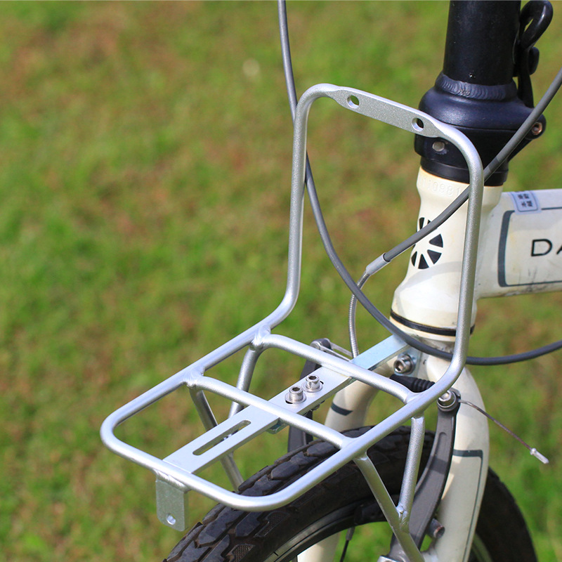 Bike Cargo Rack - Folding Mountain Bike Front Rack Aluminum