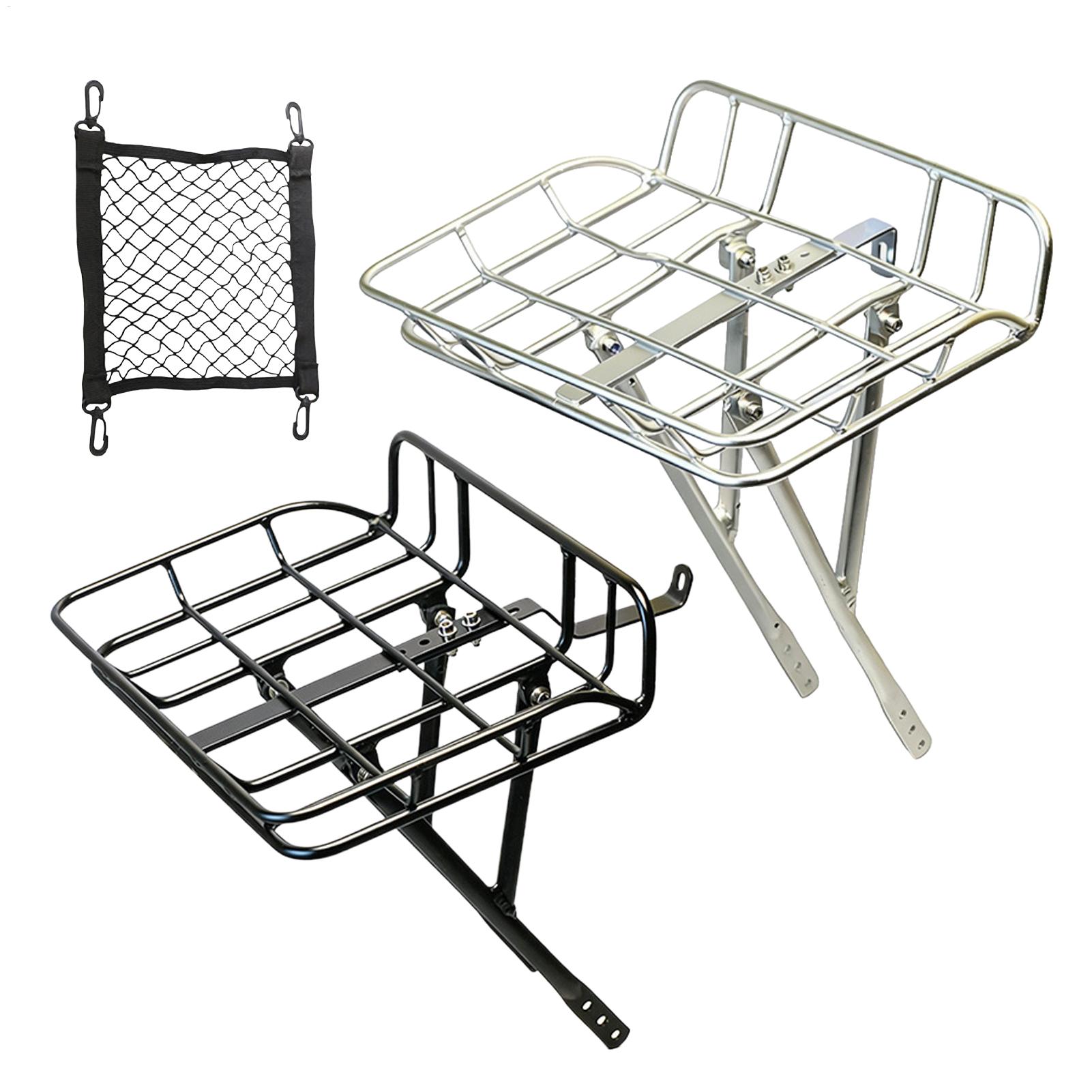 Bike Cargo Rack - Quick Release Front Bike Basket Large