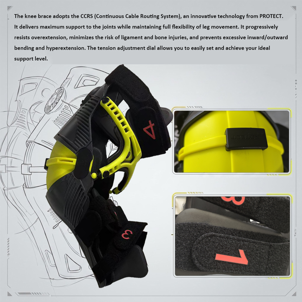 Cyclocross Gearing - Adjustable Motocross Knee Guards Gel Padding