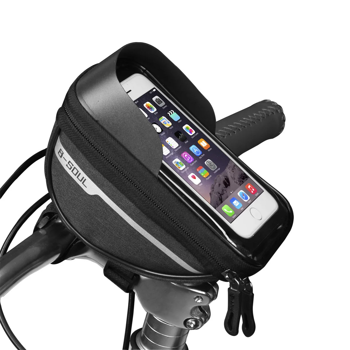 Cycling Gear Travel Bag - Waterproof Touch Screen Bike Handlebar Bag