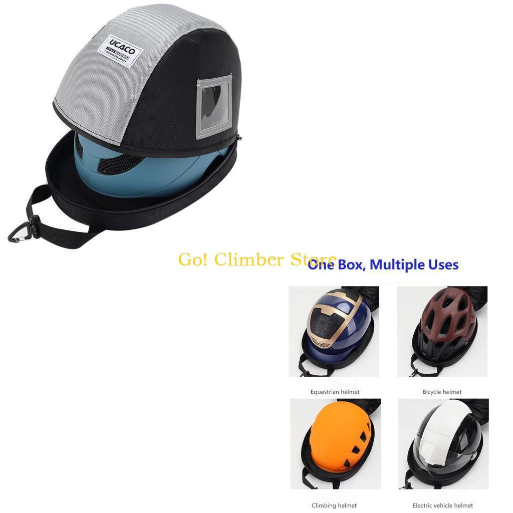 Cycling Gear Travel Bag - Q84C Padded Helmet Carrying Bag for