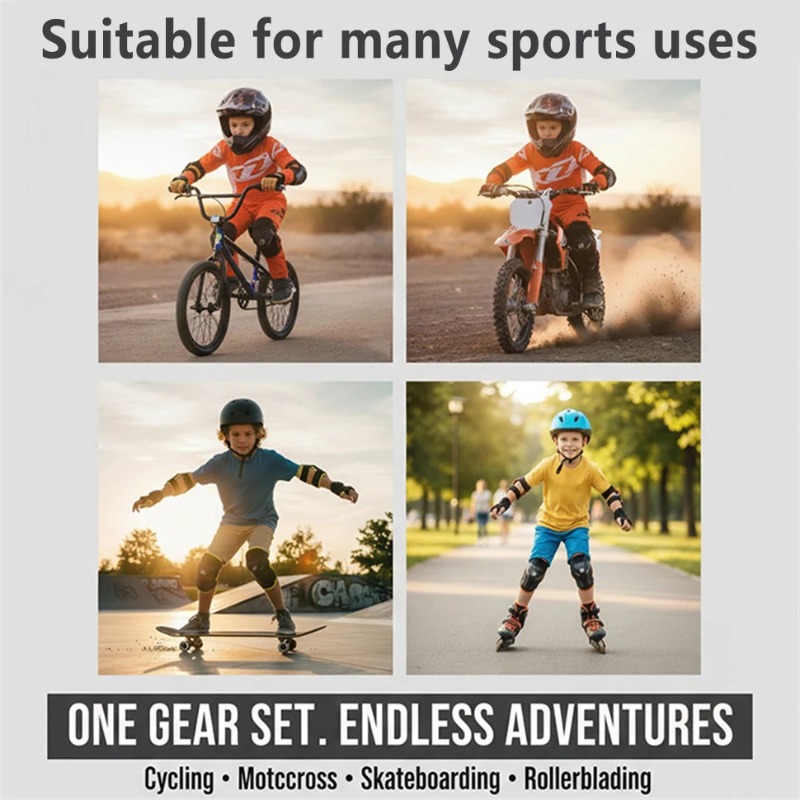 Anti-Fall Kids Knee Elbow Pads - Cyclocross Gearing review and price