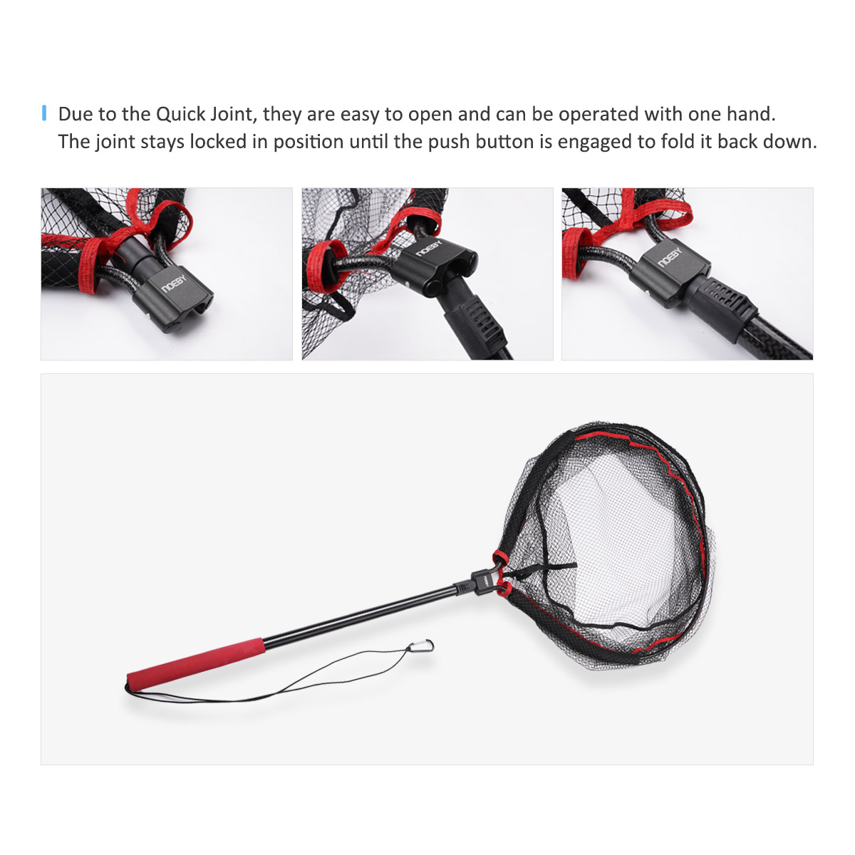 NOEBY Folding Landing Net 60cm - Cycling Landing Gear review and price