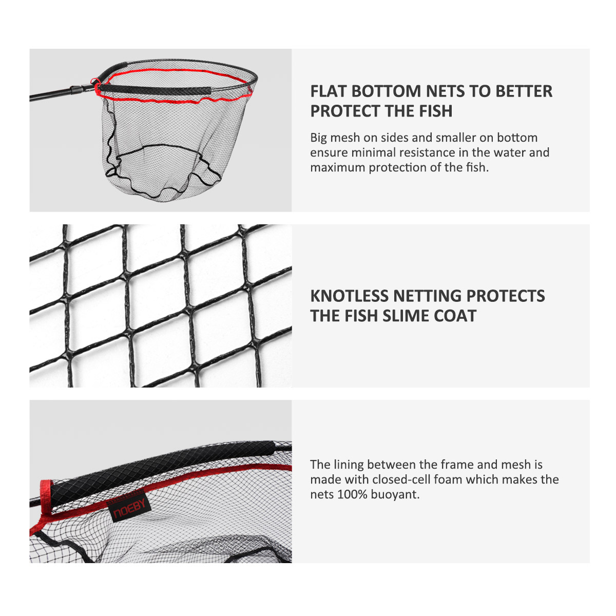 NOEBY Folding Landing Net 60cm - Cycling Landing Gear review and price