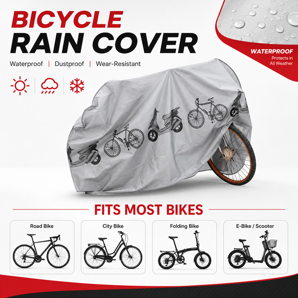 PINMOAP Universal Bicycle Rain - Cycling Gear Travel Bag review and price