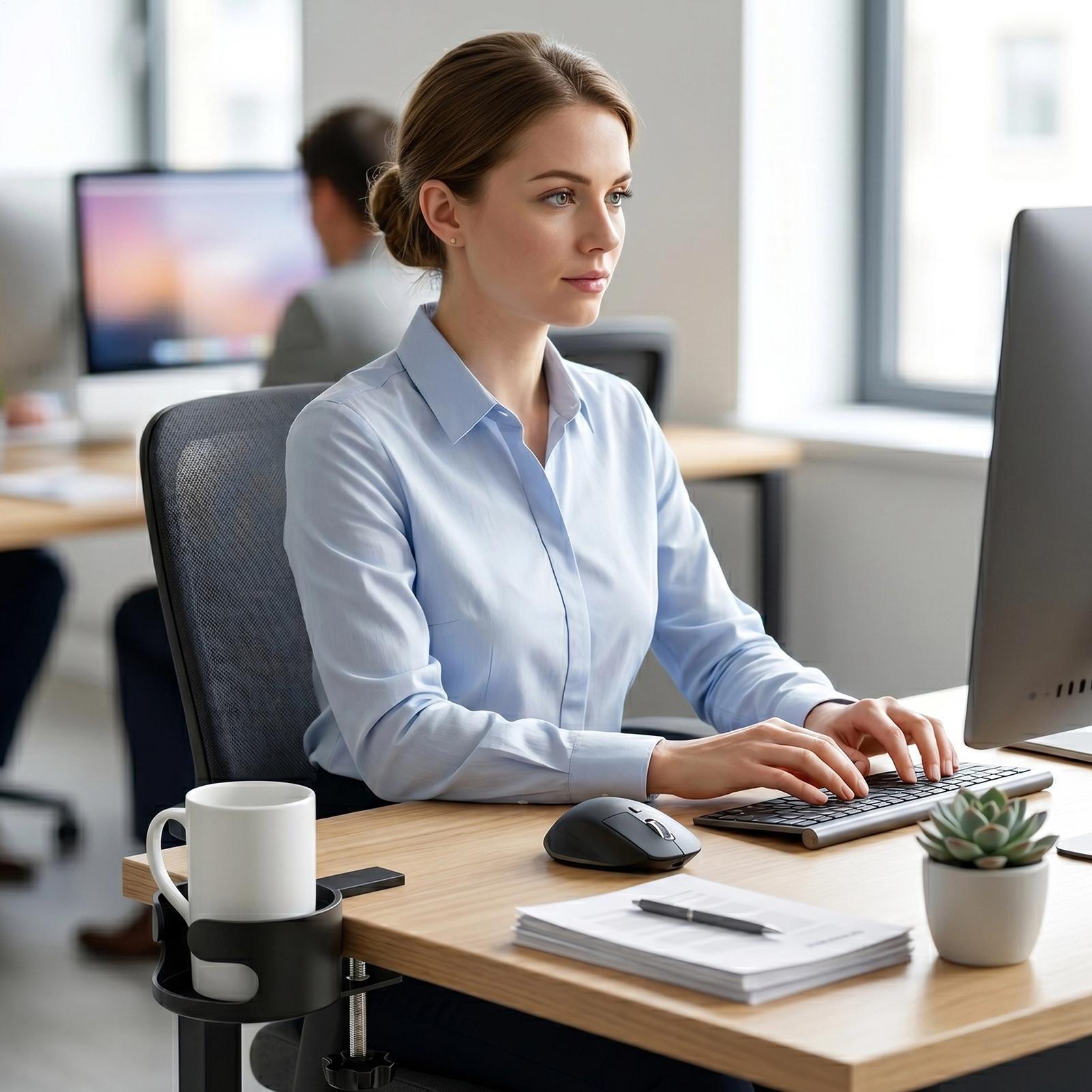 Desk Cup Holder Adjustable Dri - Water Bottle Holder review and price